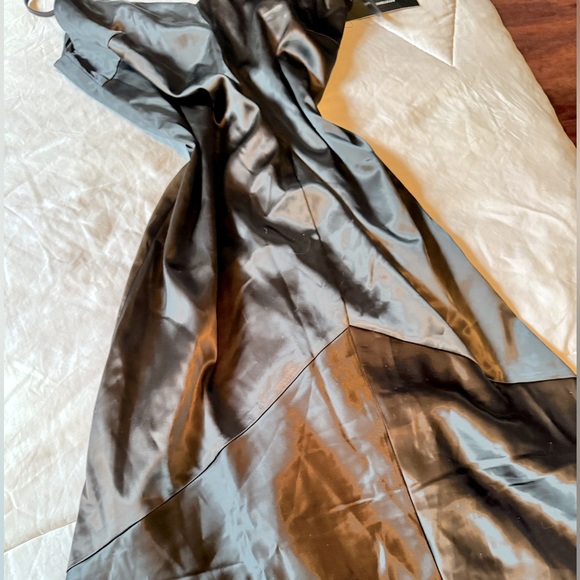 Lulu’s Black Satin Evening Gown - Picture 6 of 6